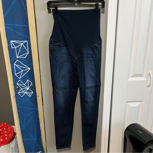 AG Adriano Goldschmied Dark Blue Maternity Jeans